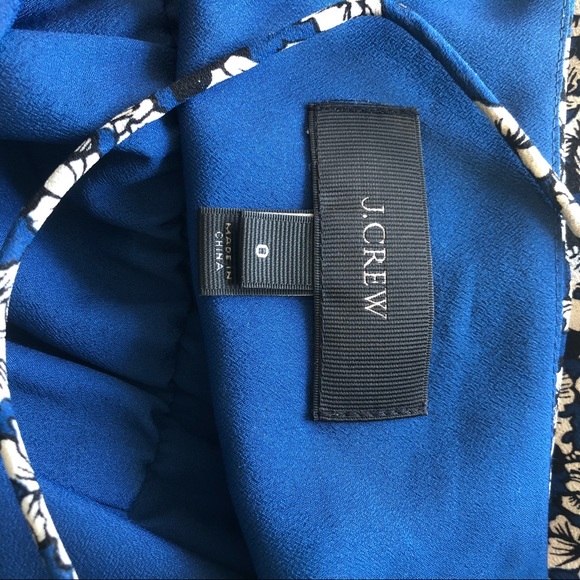 J. Crew Blue Floral Sun Dress - Picture 4 of 6